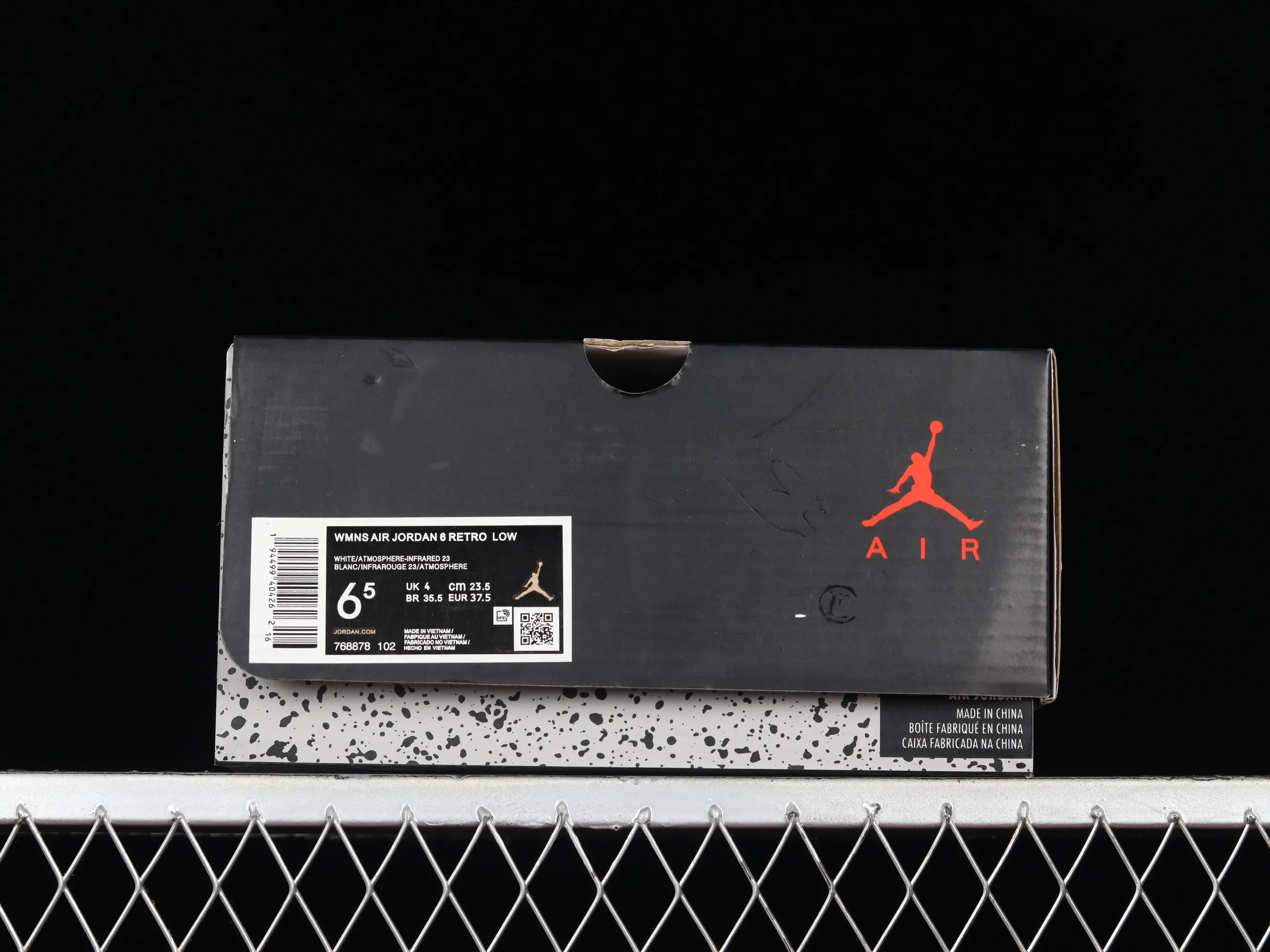 All categories Air Jordan Jordan series basketball shoes Air Jordan 6 Air Jordan 6 Low GS "Atmosphere" AJ6 Joe 6 Pink Bubble Gum 768878-102